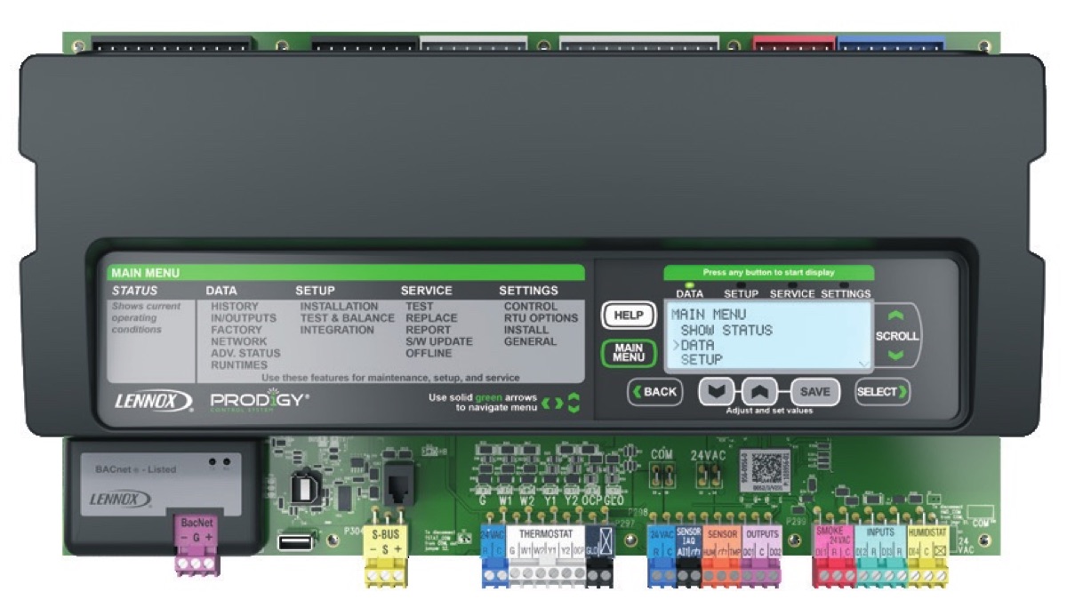 Controlador Prodigy — Lennox